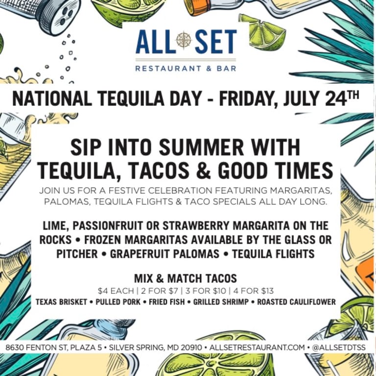 National Tequila Day – Friday, July 24