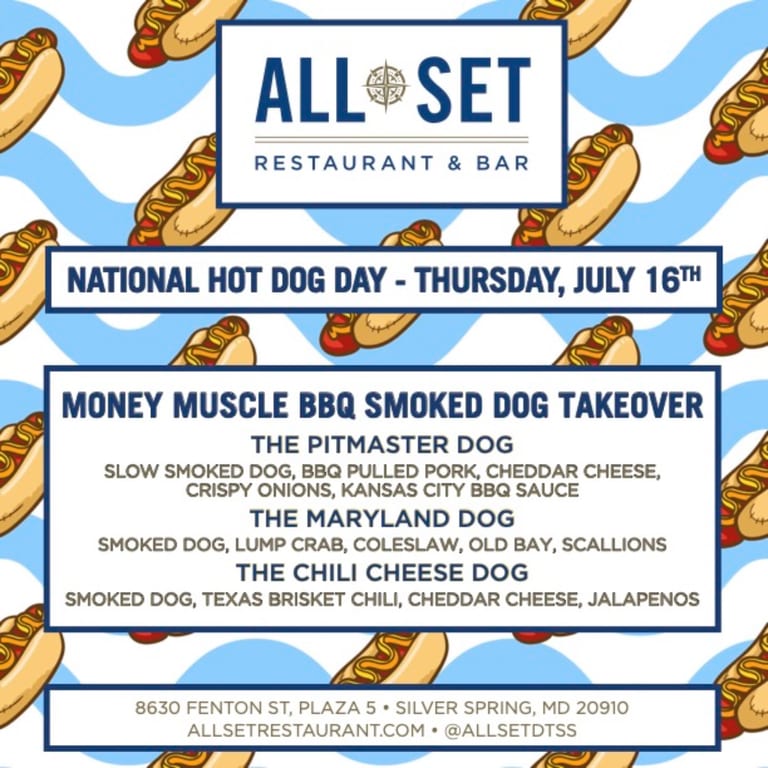 National Hot Dog Day – Thursday, July 16 