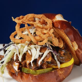 BBQ Mushroom Sandwich (V)