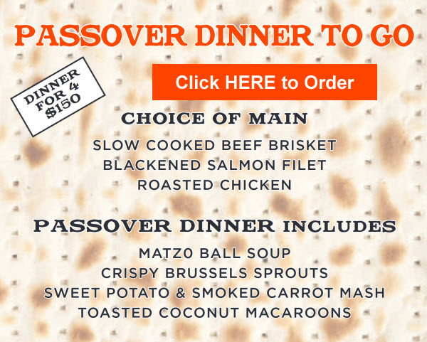 Silver Spring Maryland Passover Dinner to Go